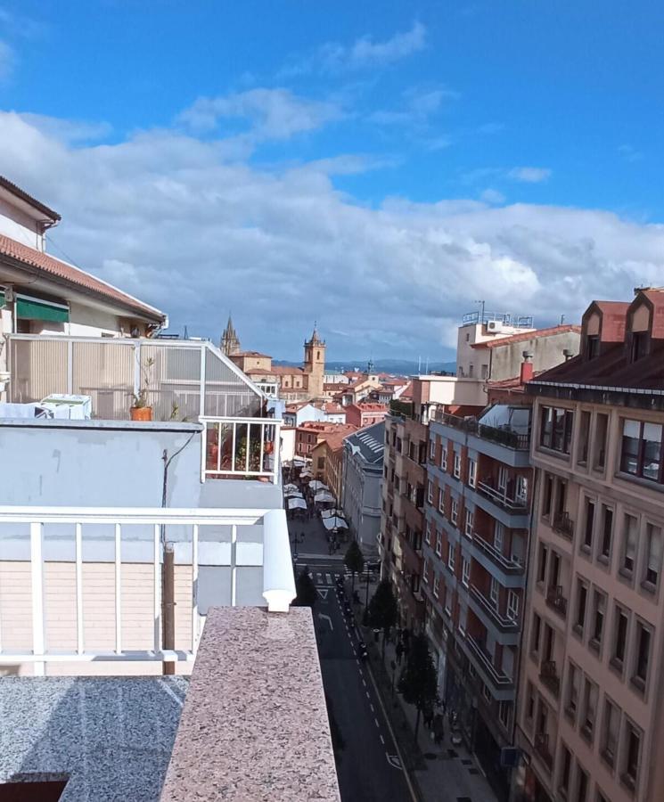 شقة Atico Quintana I - Con Terraza, Vistas A La Ciudad, En El Centro, Con Wifi Y Garaje اوفيدو المظهر الخارجي الصورة